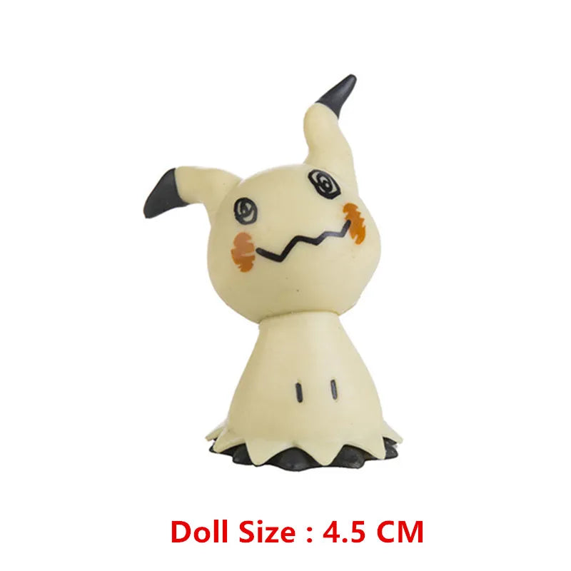 Pokemon 4-13cm Anime Figures – Pikachu, Mewtwo, Charmander, Blastoise Action Model Toy Gifts
