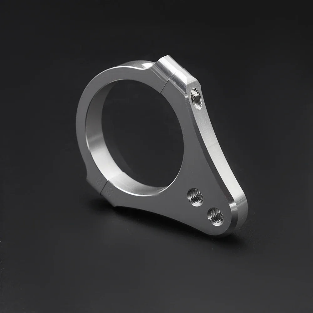 Universal Motorcycle & Scooter Steering Damper Fork Bracket Clamp – 31–54mm CNC Stabilizer Mount Support Kit