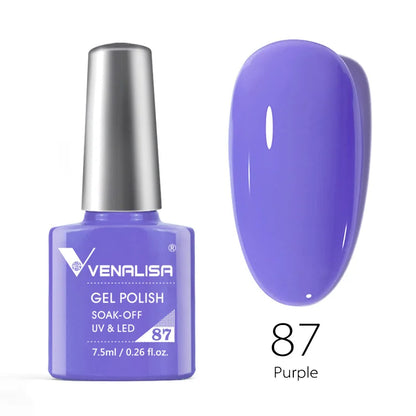 VENALISA 7.5ml HEMA-Free Nail Gel Polish – VIP4 Semi-Permanent Soak-Off UV/LED Gel Varnish, Full Coverage Nail Lacquer
