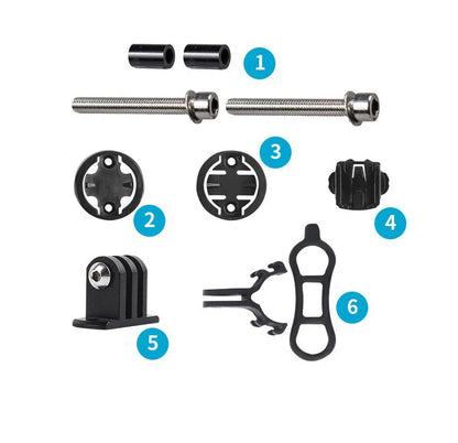 Aluminum Bike Computer & Camera Mount – Handlebar Bracket for Garmin, Road & Mountain Cycling (RR7322)