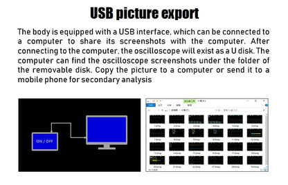 FNIRSI-1013D Digital Tablet Oscilloscope | Dual Channel 100MHz Bandwidth, 1GS/s Sampling Rate | 7" Mini Touchscreen Scope