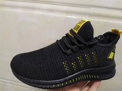 Fashion Sneakers for Men – Lightweight Casual Lace-Up Shoes, Breathable Walking Footwear
