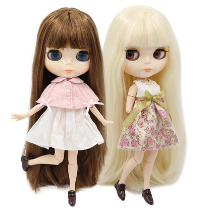 ICY DBS Blythe Doll 1/6 BJD Jointed Body — 30cm White Skin Anime Doll with Shiny & Matte Face, Special Price Gift Toy