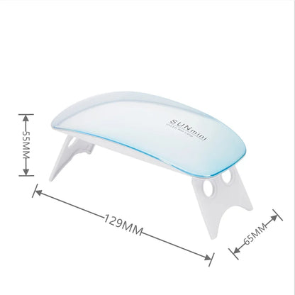 Portable 6W UV LED Nail Dryer – Manicure Lamp for Gel Nail Polish & Nail Art, Home Use