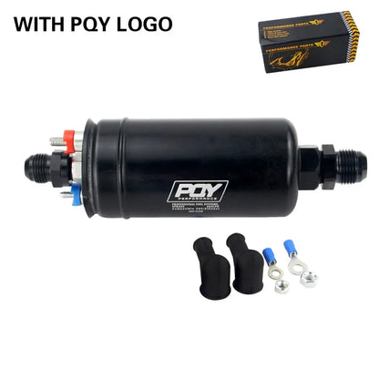 PQY EFI 380LH 1000HP External Fuel Pump – E85 Compatible, Top Quality 044 Style, Model PQY-FPB003-QY