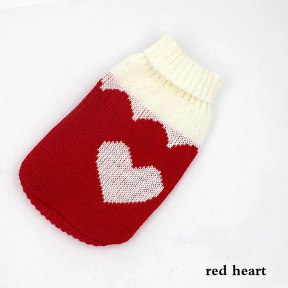 Christmas Deer Dog Sweater and Cat Costume - Warm Knit Coat for Small Pets - Halloween Pet Clothing