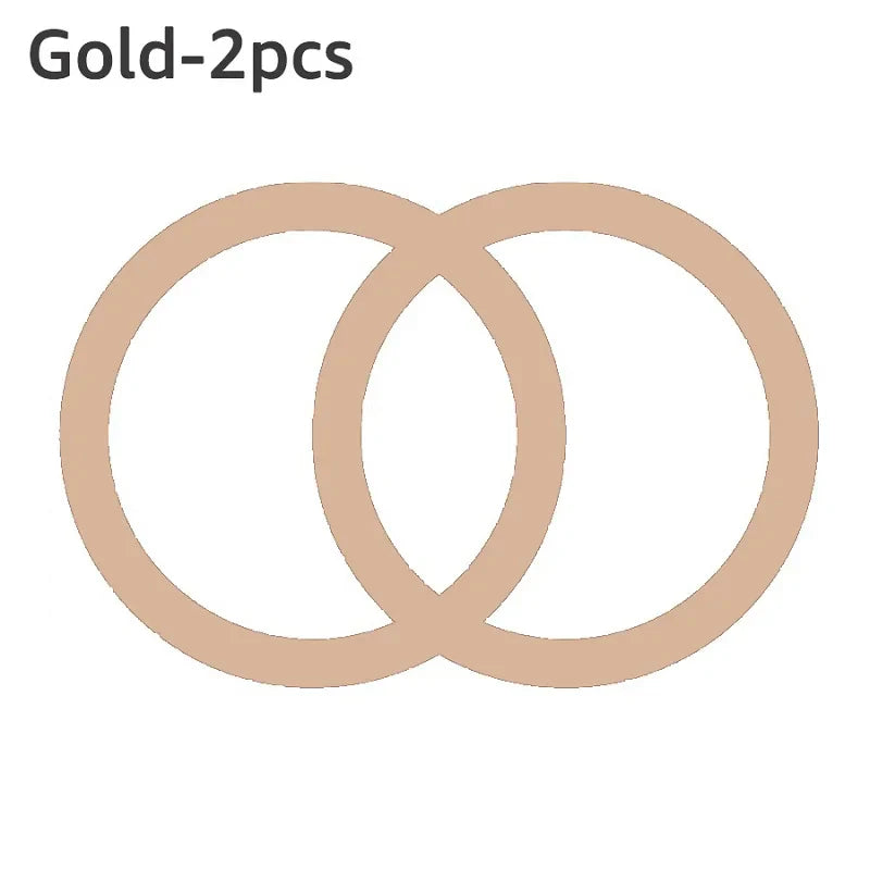 2-Pack MagSafe Magnetic Ring Plate — Universal Metal Sticker for Wireless Charging & Car Mount Holder