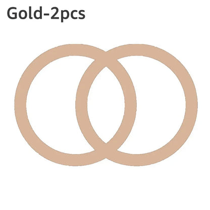 2-Pack MagSafe Magnetic Ring Plate — Universal Metal Sticker for Wireless Charging & Car Mount Holder