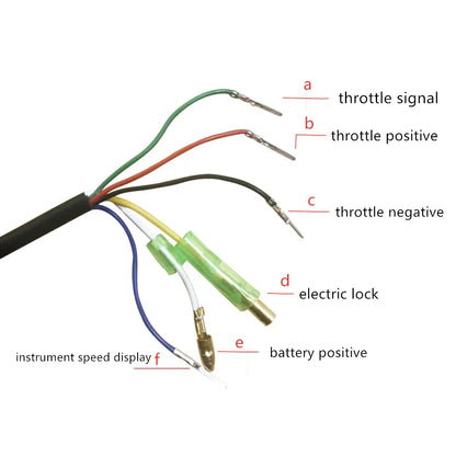 Electric Bike Twist Throttle - 36V 48V Grip Speed Display Controller For E-Bikes And Scooters