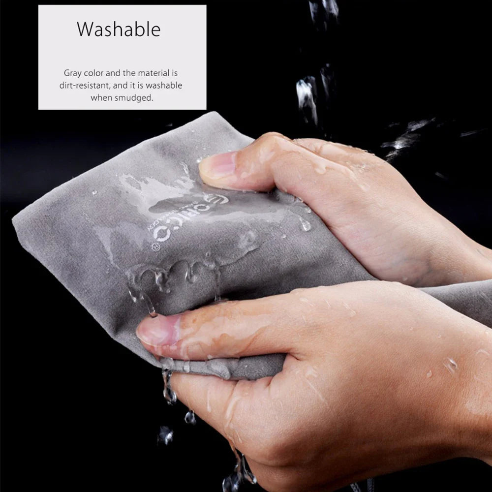 ORICO Soft Storage Bag for Power Bank, USB Charger, External Battery, Mobile Phone, HDD – Gray Travel Pouch Case
