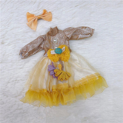 Clothes for 30cm 1/6 BJD Dolls – DIY Dress-Up Suit & Accessories for Girls’ Dolls (Check Size Chart)