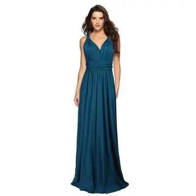 Multiway Convertible Boho Maxi Dress – DIY Wrap Infinity Bandage Long Dress for Women, Party, Bridesmaid & Club Wear