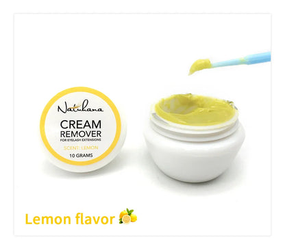 NATUHANA Eyelash Glue Remover - Quick Adhesive Unloading Cream for Eyelashes & Makeup Tools