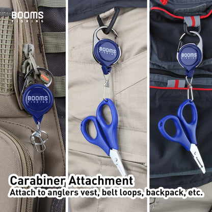Fishing RG1 Fly Retractor - Secure Tools Extractor & Keeper with Retractable Key Chain Reel - Ideal Badge Holder for Tackle Boxes & Fishing Accessories