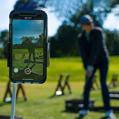 Golf Swing Recorder Holder - Cell Phone Clip Training Aid for Practice, New Golf Sport Accessories