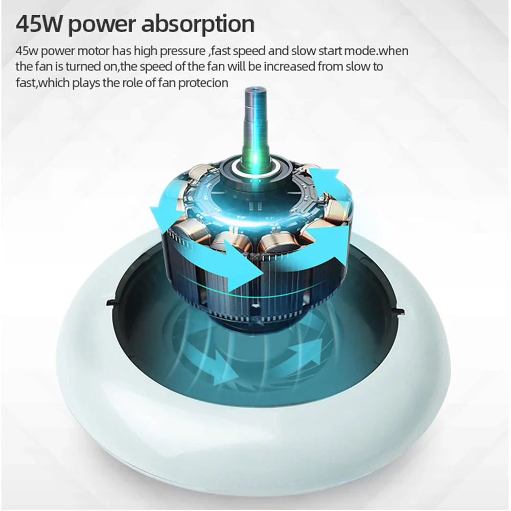 60W 35,000 RPM Nail Drill Machine with Vacuum Cleaner – Reusable Filter, Strong Nail Dust Collector, Professional Manicure Drill