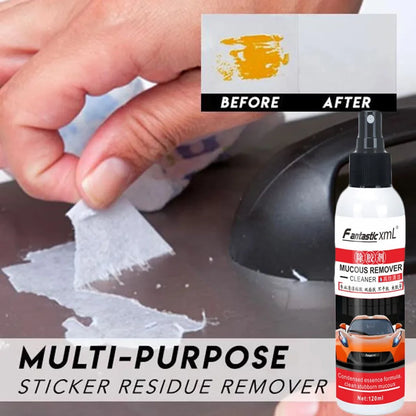 Sticky Residue Remover Spray — Car Window Film Adhesive & Sticker Glue Cleaner