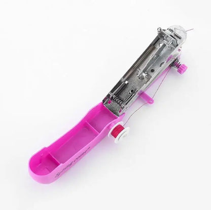 Portable Mini Manual Sewing Machine – Travel Sewing Kit & Handy Needlework Tool for Fabric & Clothes