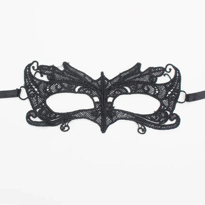 Sexy Lace Eye Mask for Women — Venetian Masquerade, Halloween & Carnival Half-Face Cosplay Party Mask