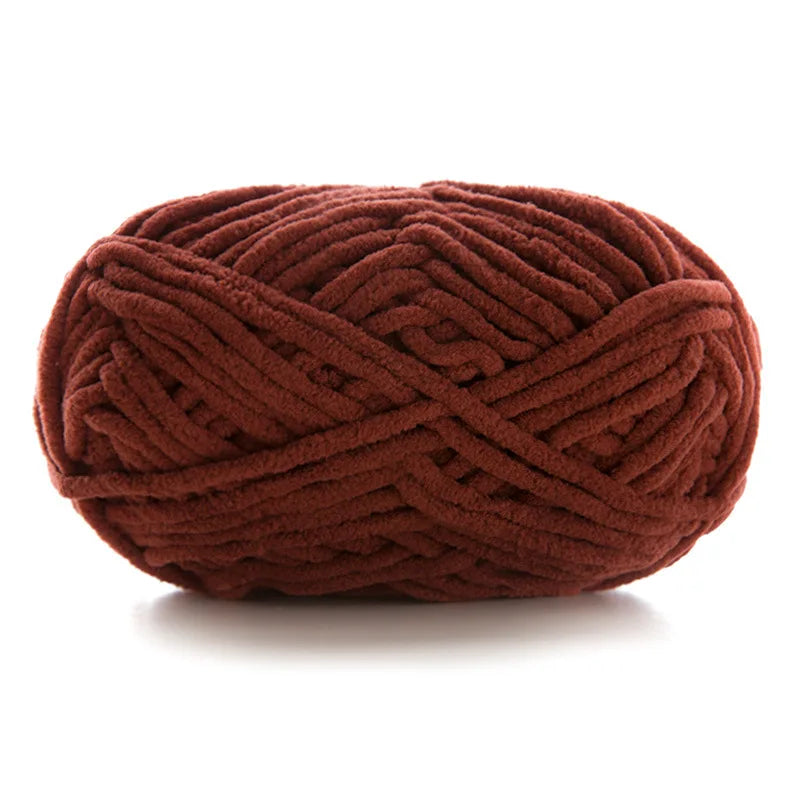 50g/Ball DIY Knitting Yarn – Soft Wool for Baby Scarf, Hat, Chunky Crochet Thread