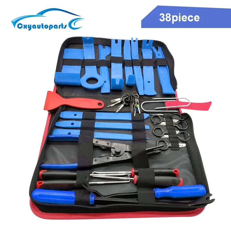 Car Interior Disassembly Kit – Plastic Trim Removal Tools & Clip Puller Set for DIY Auto Panel Work