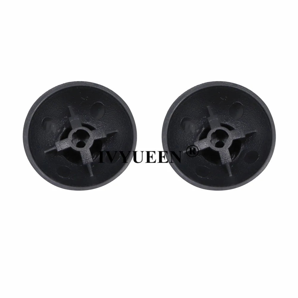 IVYUEEN 100PCS Black Analog Stick Caps – Thumb Grip Covers for PS5, PS4, PS3 & Xbox Controllers