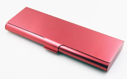 Custom Logo Metal Aluminum Pencil Case - Student Stationery Box for Pens and Pencils, Perfect Gift Box
