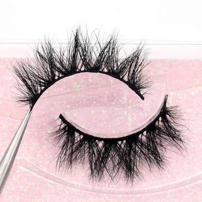 Visofree 13mm 3D Mink Eyelashes – Natural Long Handmade Cruelty-Free False Lashes for Makeup G04