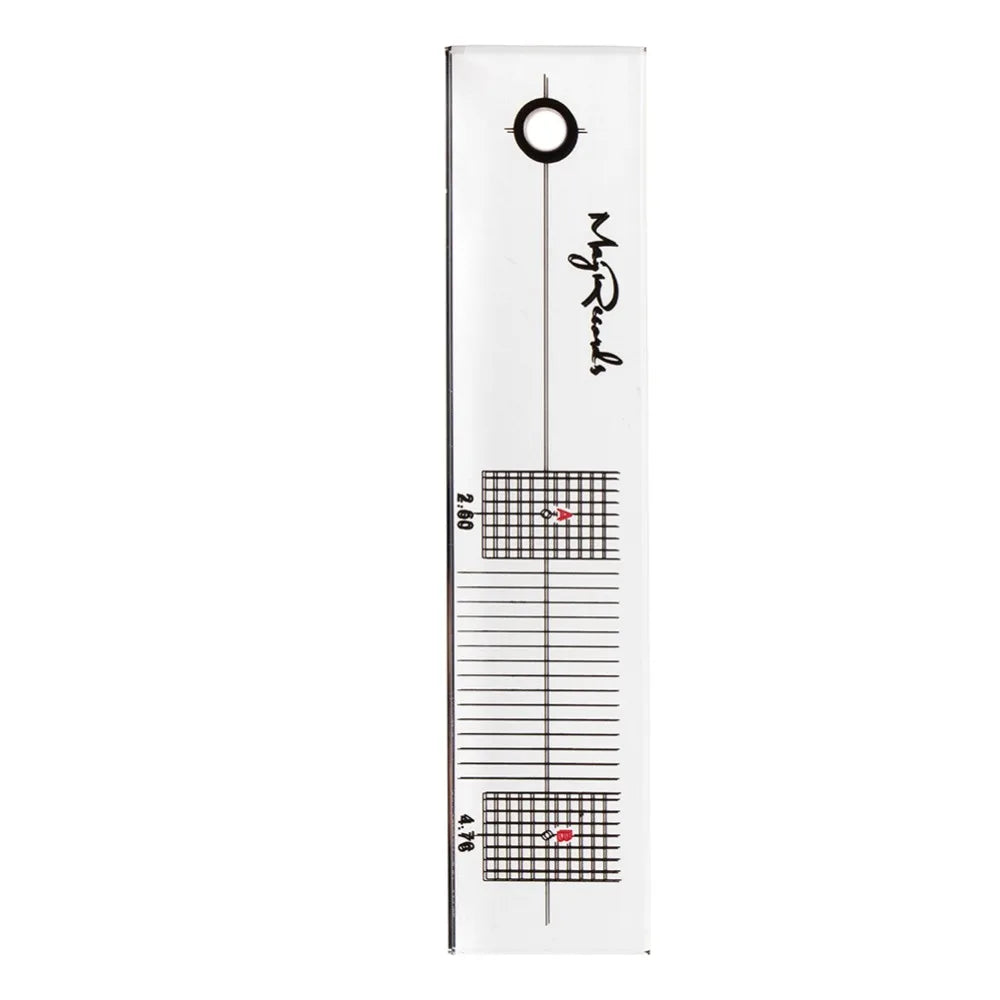 LP Vinyl Stylus Azimuth Gauge — Cartridge Calibration Ruler for Turntable Tonearm Adjustment