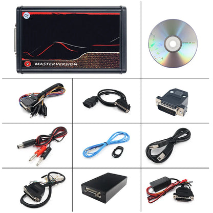 Online Unlimited KESS 2.80 EU Red & KTAG V7.020 OBD2 ECU Chip Tuning Tools – 4 LED Programmer with Version 5.017 Software