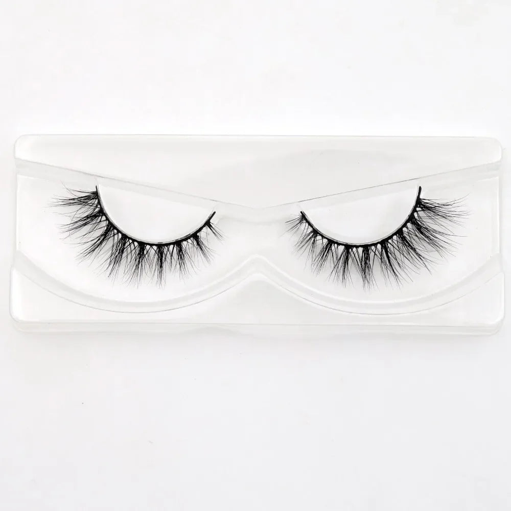 Visofree 3D Mink Eyelashes – Thick Handmade Full Strip Cruelty-Free False Lashes for Makeup M56