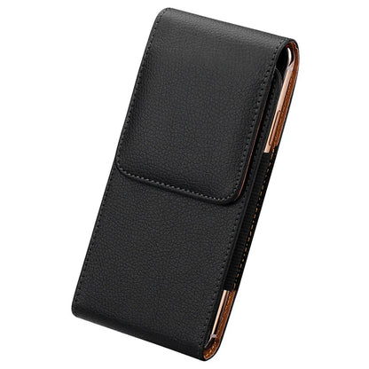 Universal Leather Waist Pack – Belt Clip Bag for iPhone, Samsung, Huawei, Xiaomi ( 3.5-6.3” Mobile Phone Pouch Holster )