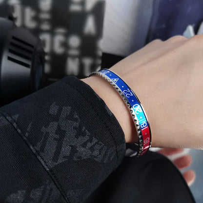 New Stainless Steel Digital Display Bracelet — Fashion Jewelry for Men & Women