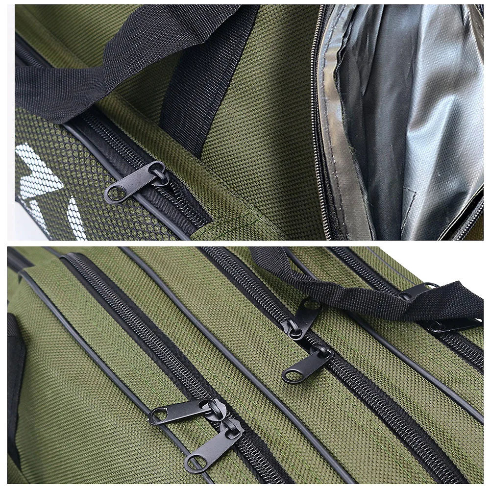 PROXPE Foldable Oxford Fishing Rod Bag – Multi-Purpose Fishing Gear Storage, 60-180cm High Quality