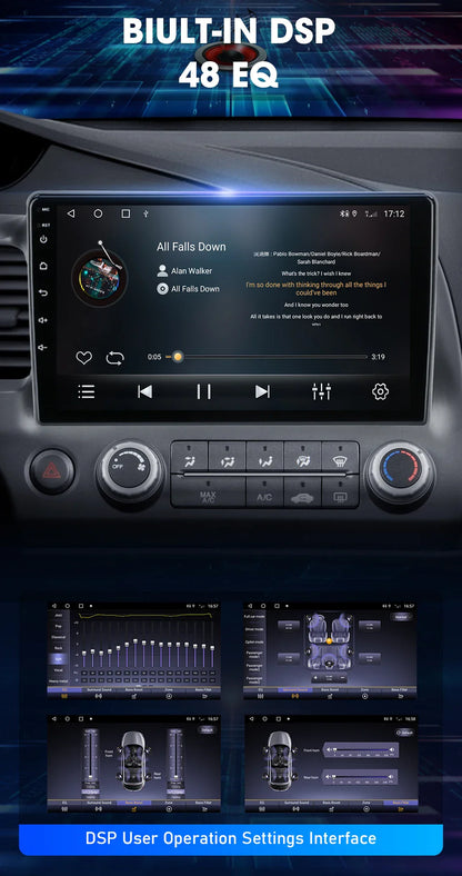 Srnubi 2DIN Car Radio Android 12 – Universal 7"/9" CarPlay Multimedia Player for Nissan, Honda, Toyota, Lada, Volkswagen, Hyundai