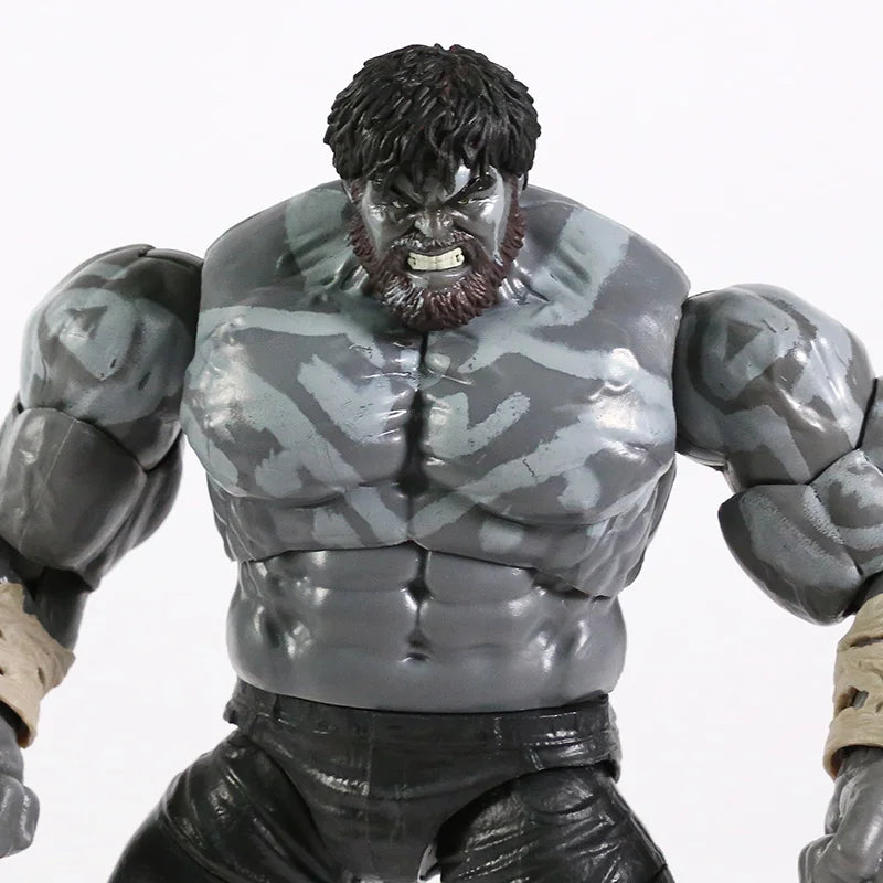 Gray Red Hulk Collectible Action Figure – Model Doll Decoration Toy