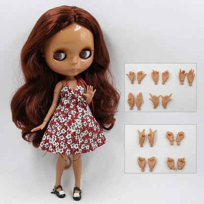 ICY DBS Blyth Doll – 1/6 Joint Body BJD Anime Doll, 30cm White Skin Matte Face Special Combo Toy