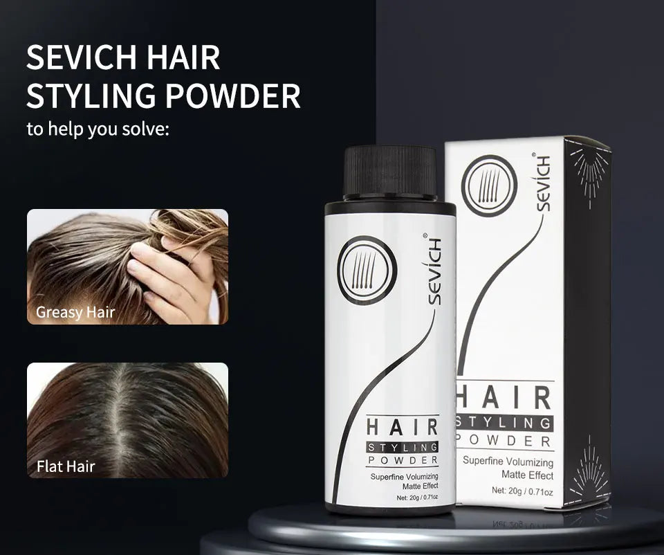 Sevich Unisex Dust It Hair Powder Spray – Increases Volume & Adds Fluff for Thin Hair, Haircut Styling Hairspray