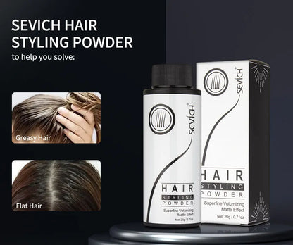 Sevich Unisex Dust It Hair Powder Spray – Increases Volume & Adds Fluff for Thin Hair, Haircut Styling Hairspray