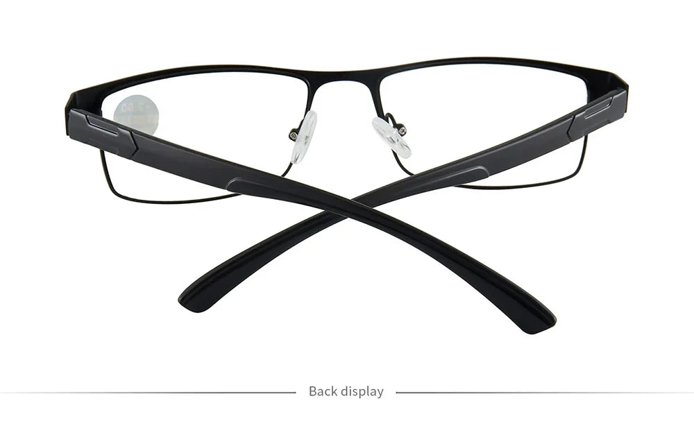 High-Quality Stainless Steel Reading Glasses for Men & Women – Fashion Presbyopic & Anti-Blue Light Eyewear