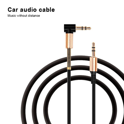3.5mm Male to Male Aux Audio Cable — Car, JBL Speaker, iPhone & Samsung Headphone Cord