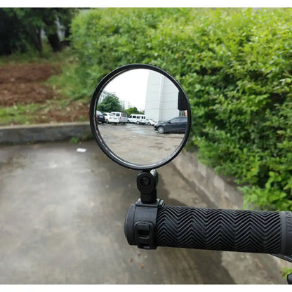 Universal Bicycle & Motorcycle Rearview Mirror | 360° Rotatable Adjustable Handlebar Mirror