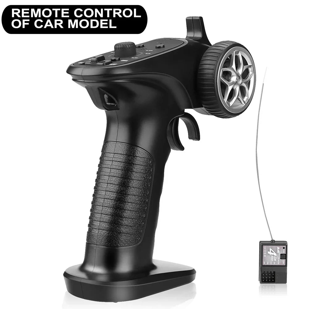 TX4 2.4GHz 4CH Radio Transmitter Controller with Receiver for RC Car and Boat Remote Control System