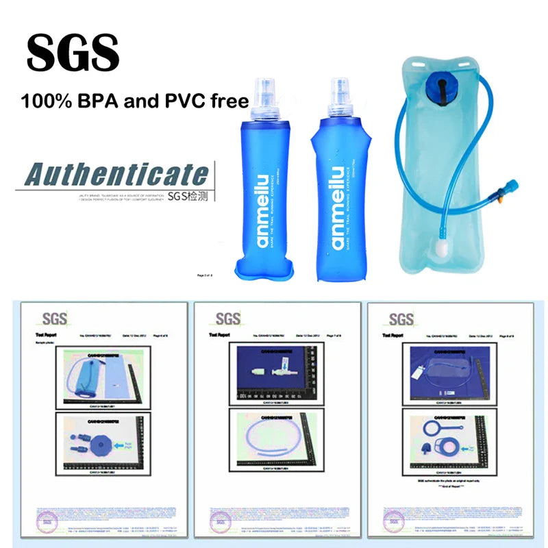 5L Ultralight Outdoor Trail Running Backpack — Hydration Vest with 500ML Water Bottle for Men