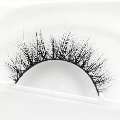 Visofree 3D Mink Eyelashes – Thick Handmade Full Strip Cruelty-Free False Lashes for Makeup M56