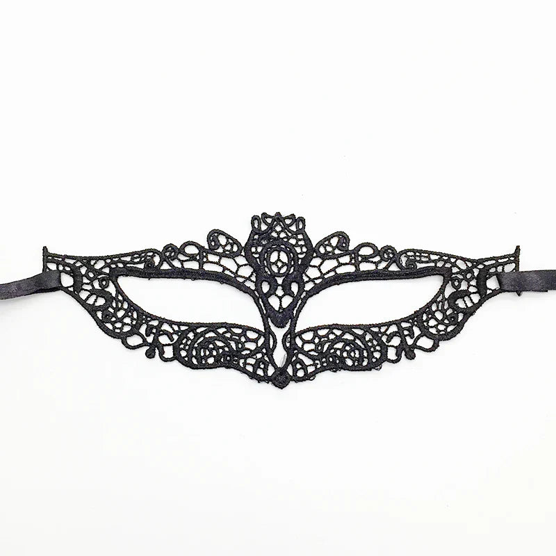 Sexy Lace Eye Mask for Women — Venetian Masquerade, Halloween & Carnival Half-Face Cosplay Party Mask