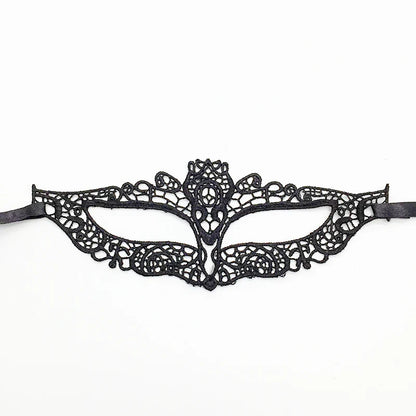Sexy Lace Eye Mask for Women — Venetian Masquerade, Halloween & Carnival Half-Face Cosplay Party Mask