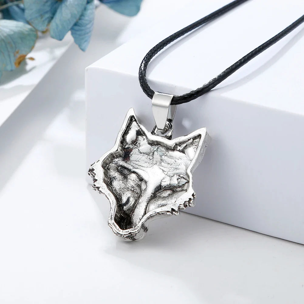 Norse "I Am Wolf" Viking Celtic Necklace for Men & Women - Popular Totem Amulet with Card, Jewelry Gift
