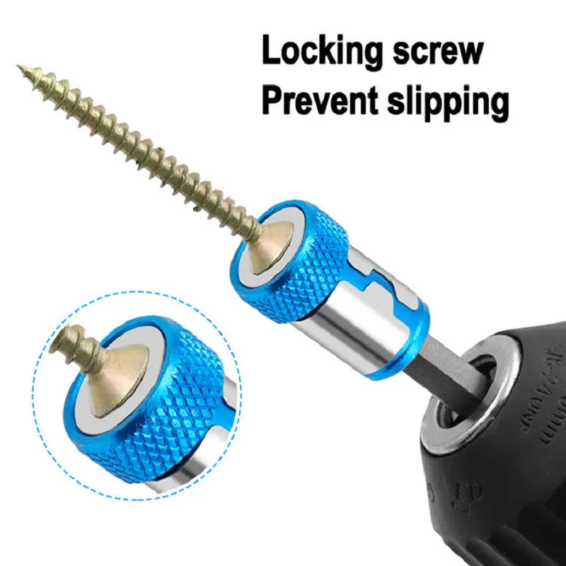 Universal Magnetic Ring Screwdriver Bit - Anti-Corrosion Alloy with Strong Magnetizer for Enhanced Performance - 1 Piece