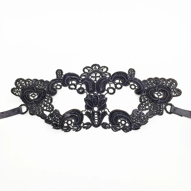 Sexy Lace Eye Mask for Women — Venetian Masquerade, Halloween & Carnival Half-Face Cosplay Party Mask